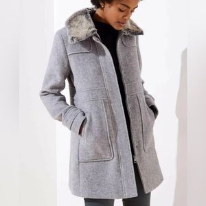 Loft Wool Blend Peacoat